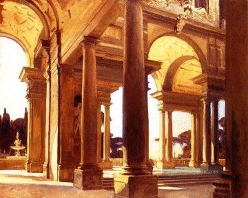 ein Studium der Architektur Florenz John Singer Sargent Ölgemälde